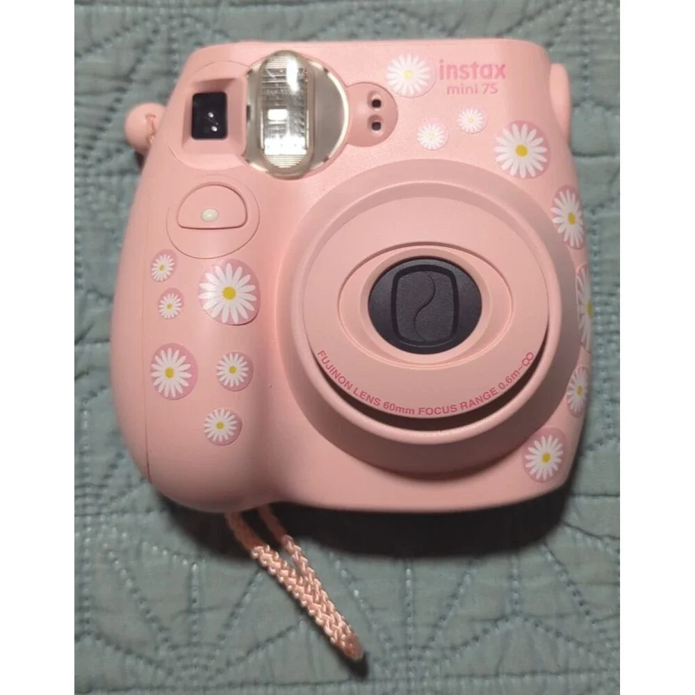 Fujifilm Instax Mini 7S Instant Light Pink Camera Bundle Tested and Works